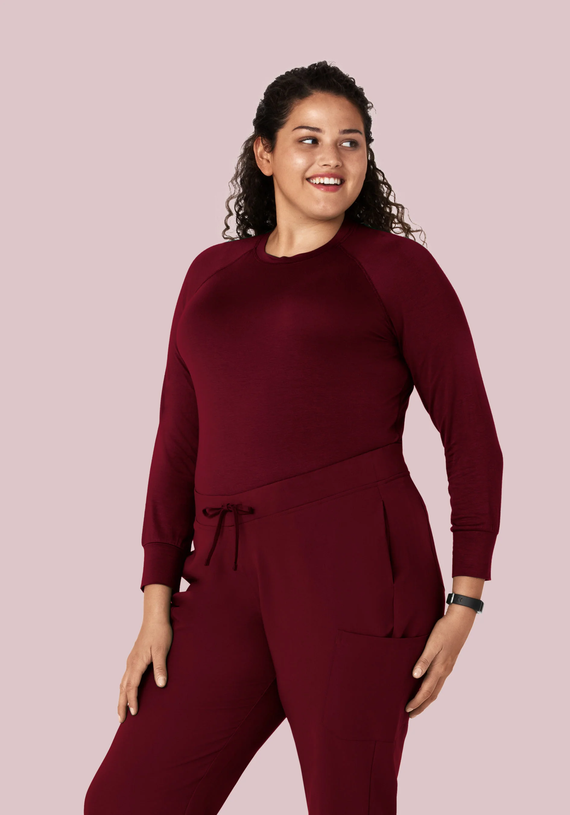 Women's Underscrubs Wine - Image 6