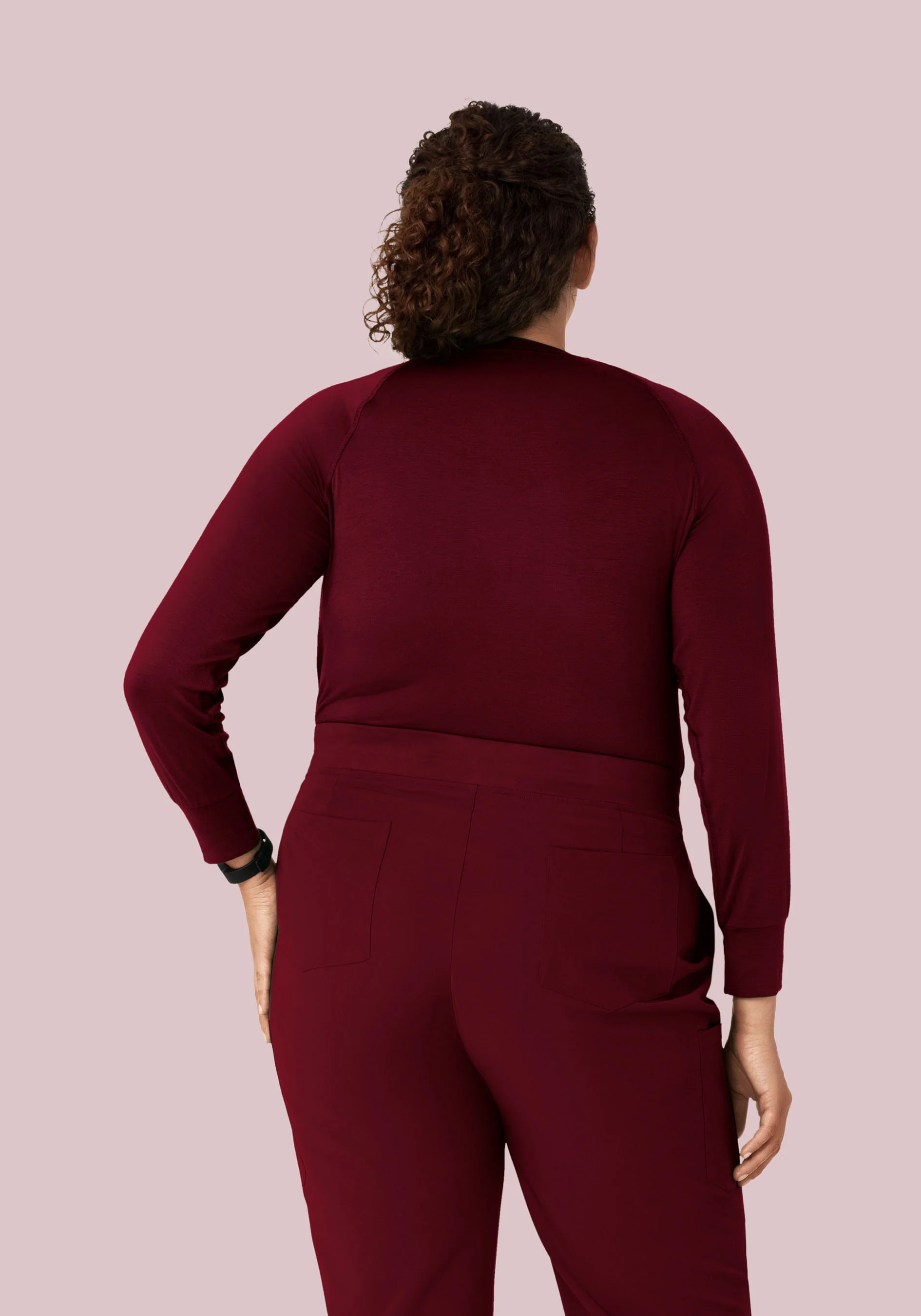Women's Underscrubs Wine - Image 7